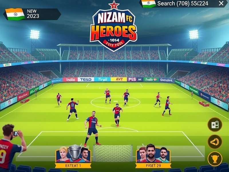 Nizam FC Heroes multiplayer gameplay with Indian players